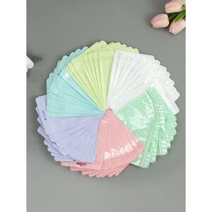 48 pc Pack Mix Color Macaron Multicolor Closure Packing Bags For Gift